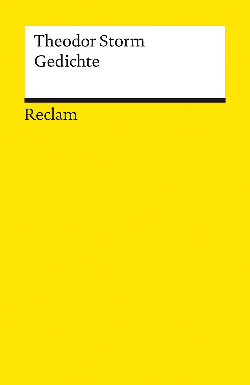 Cover: 9783150142127 | Gedichte | Auswahl | Theodor Storm | Taschenbuch | 224 S. | Deutsch